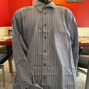 Pronto Uomo XXL 100% cotton striped Oxford